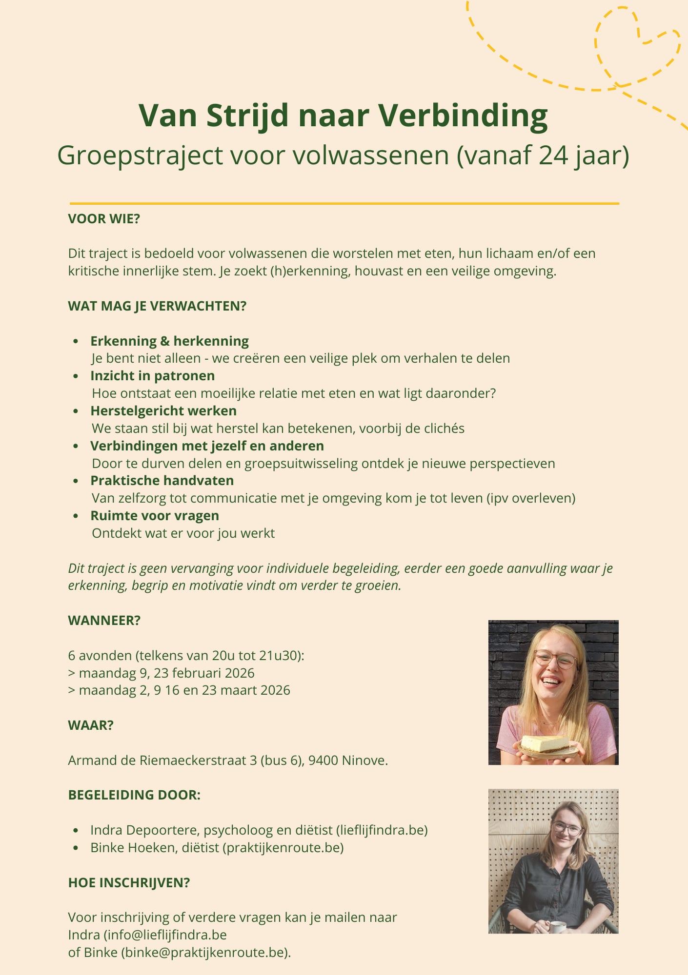 groepstraject jongeren flyer